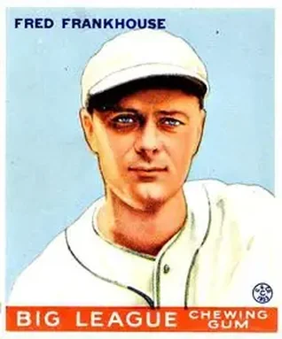 1933 Goudey (R319) #131 Fred Frankhouse