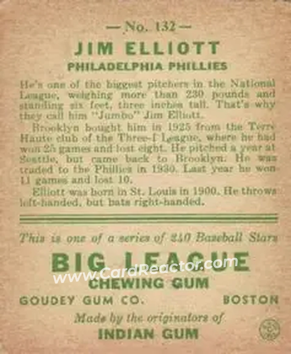 Back of Jim Elliott