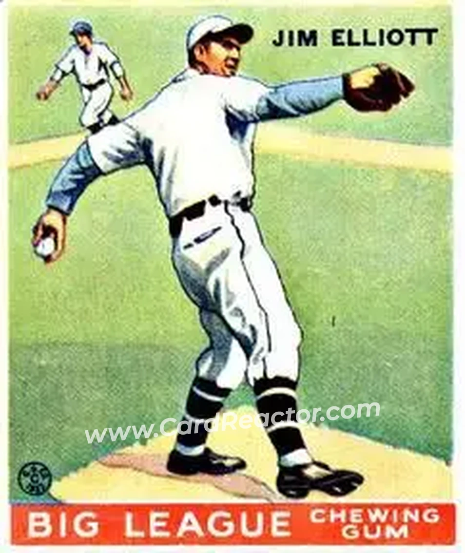 1933 Goudey (R319) #132 Jim Elliott