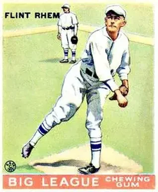 1933 Goudey (R319) #136 Flint Rhem