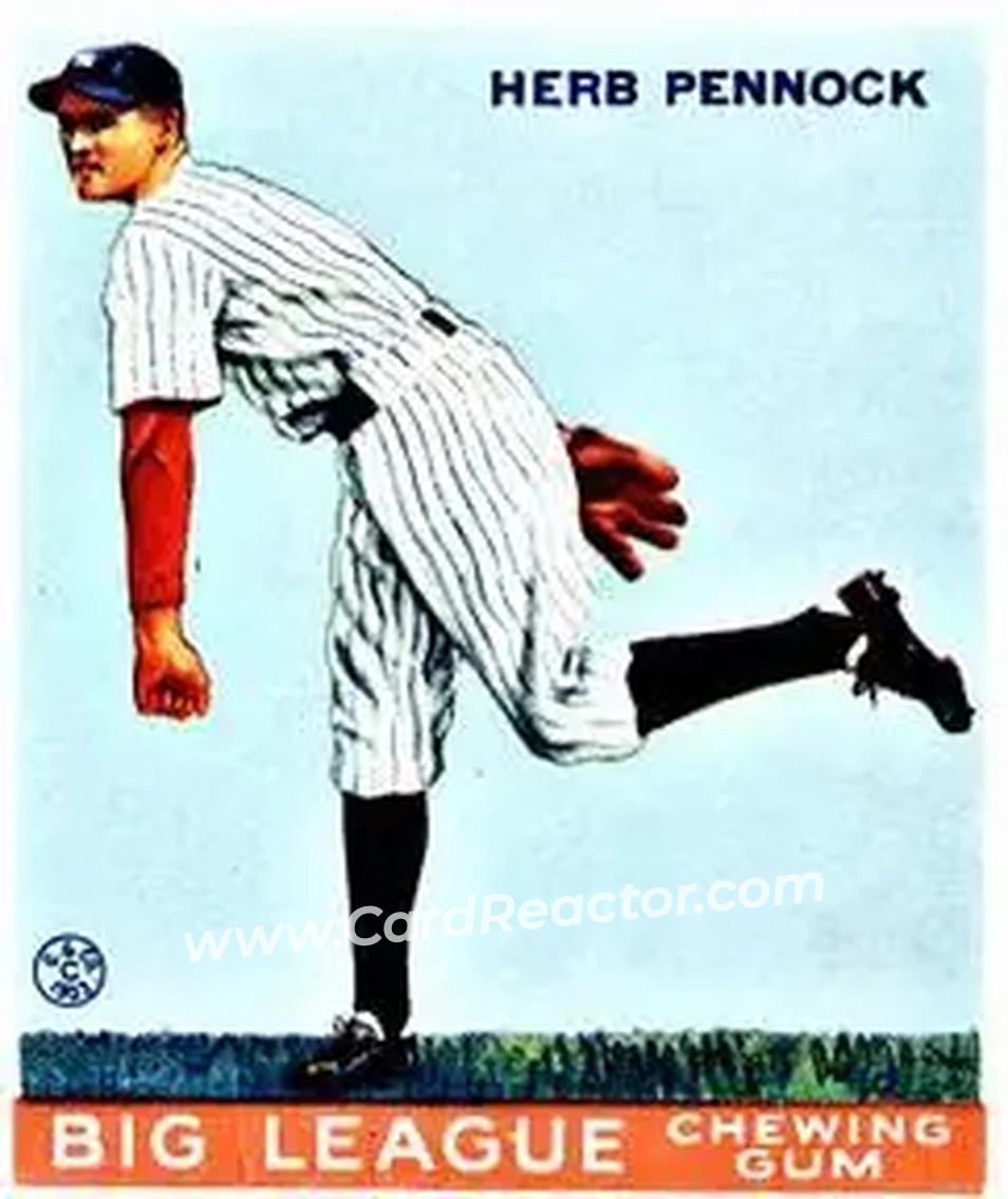 1933 Goudey (R319) #138 Herb Pennock