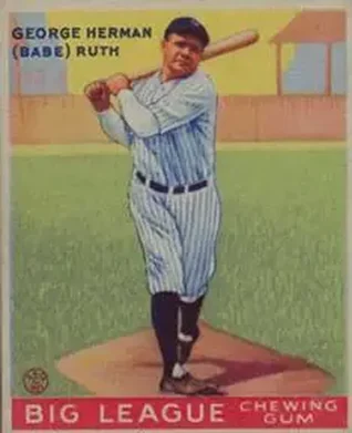 1933 Goudey (R319) #144 Babe Ruth