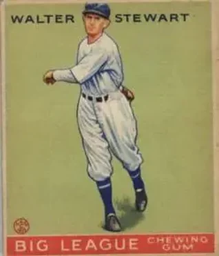 1933 Goudey (R319) #146 Walter Stewart