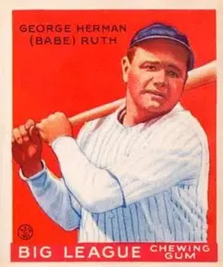 1933 Goudey (R319) #149 Babe Ruth