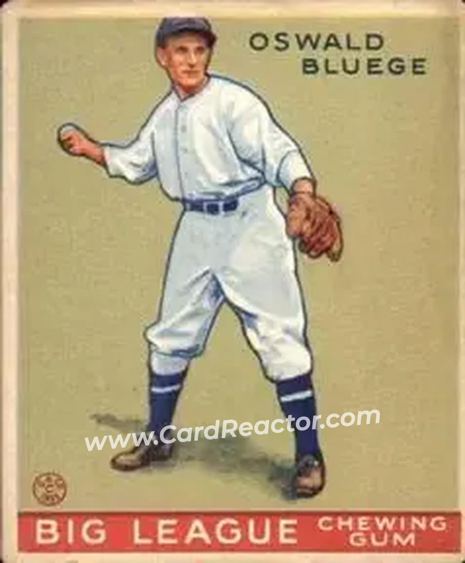 1933 Goudey (R319) #159 Oswald Bluege
