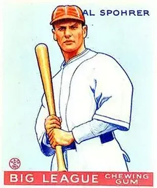 1933 Goudey (R319) #161 Al Spohrer