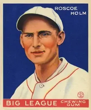 1933 Goudey (R319) #173 Roscoe Holm