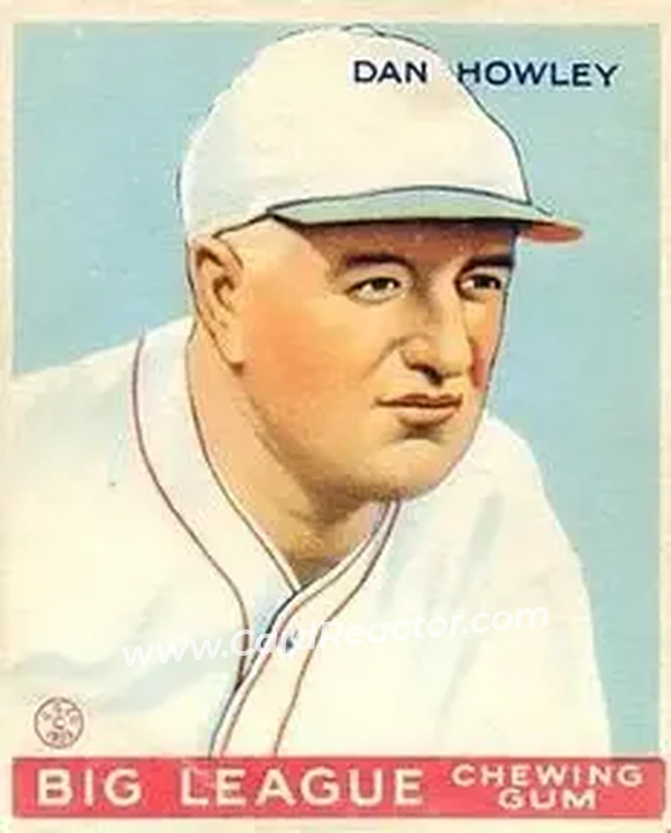 1933 Goudey (R319) #175 Dan Howley