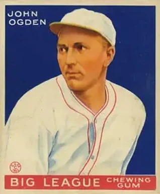 1933 Goudey (R319) #176 John Ogden