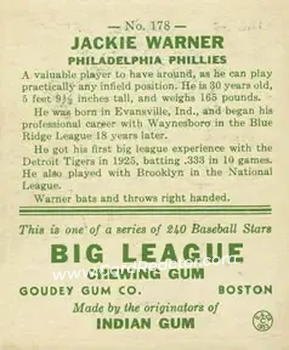 Back of Jackie Warner