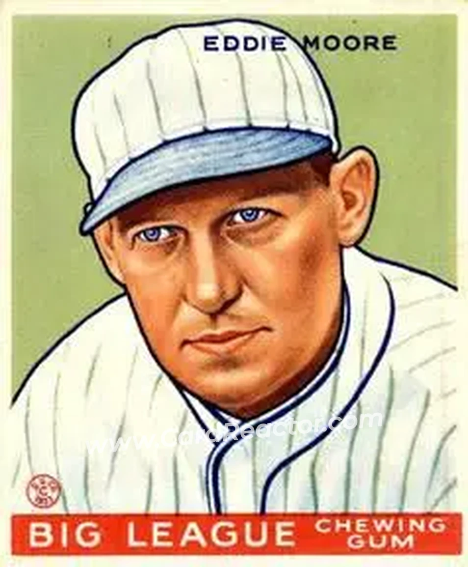 1933 Goudey (R319) #180 Eddie Moore