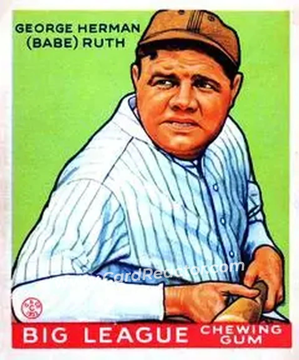 1933 Goudey (R319) #181 Babe Ruth