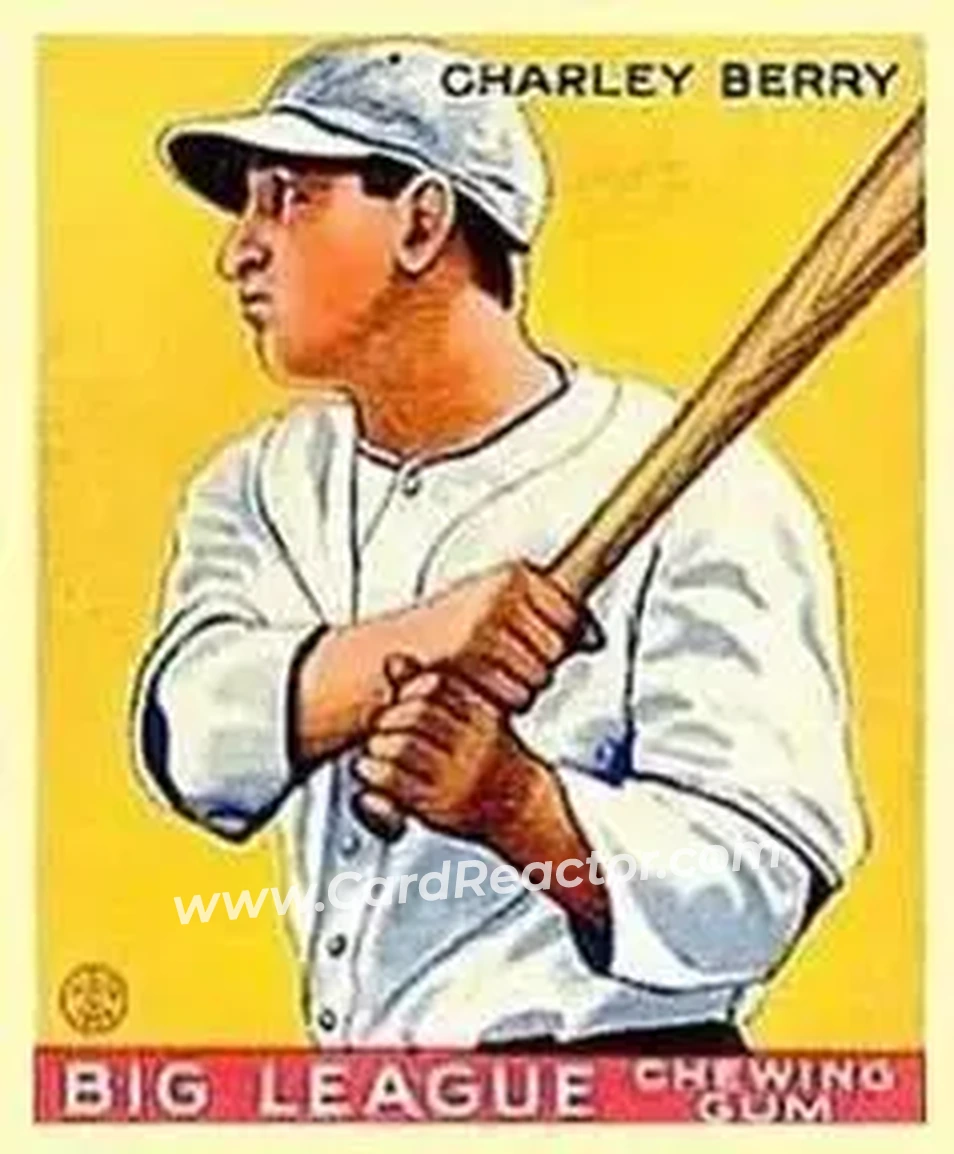 1933 Goudey (R319) #184 Charlie Berry