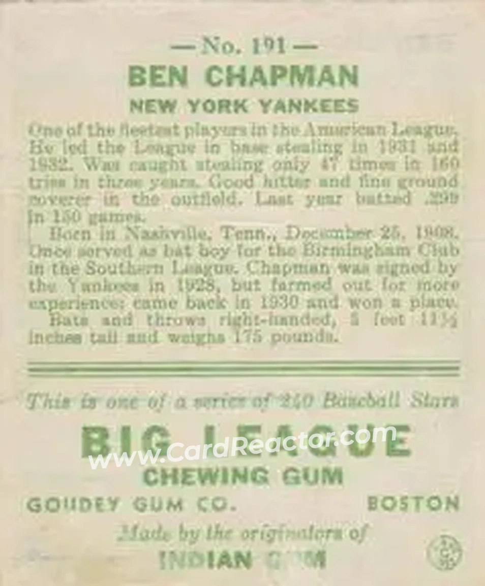 Back of Ben Chapman