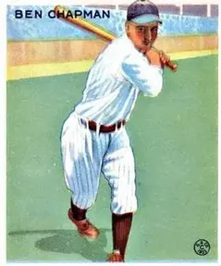 1933 Goudey (R319) #191 Ben Chapman