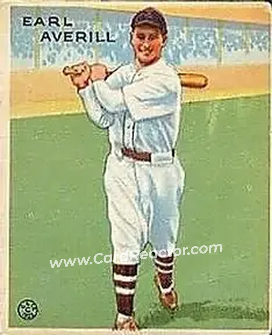 1933 Goudey (R319) #194 Earl Averill