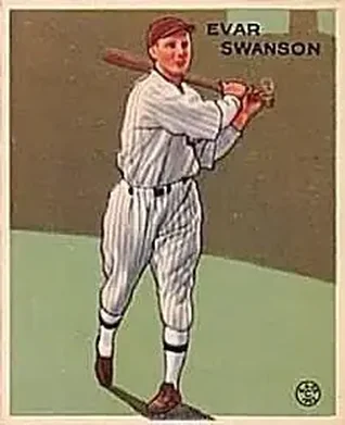 1933 Goudey (R319) #195 Evar Swanson