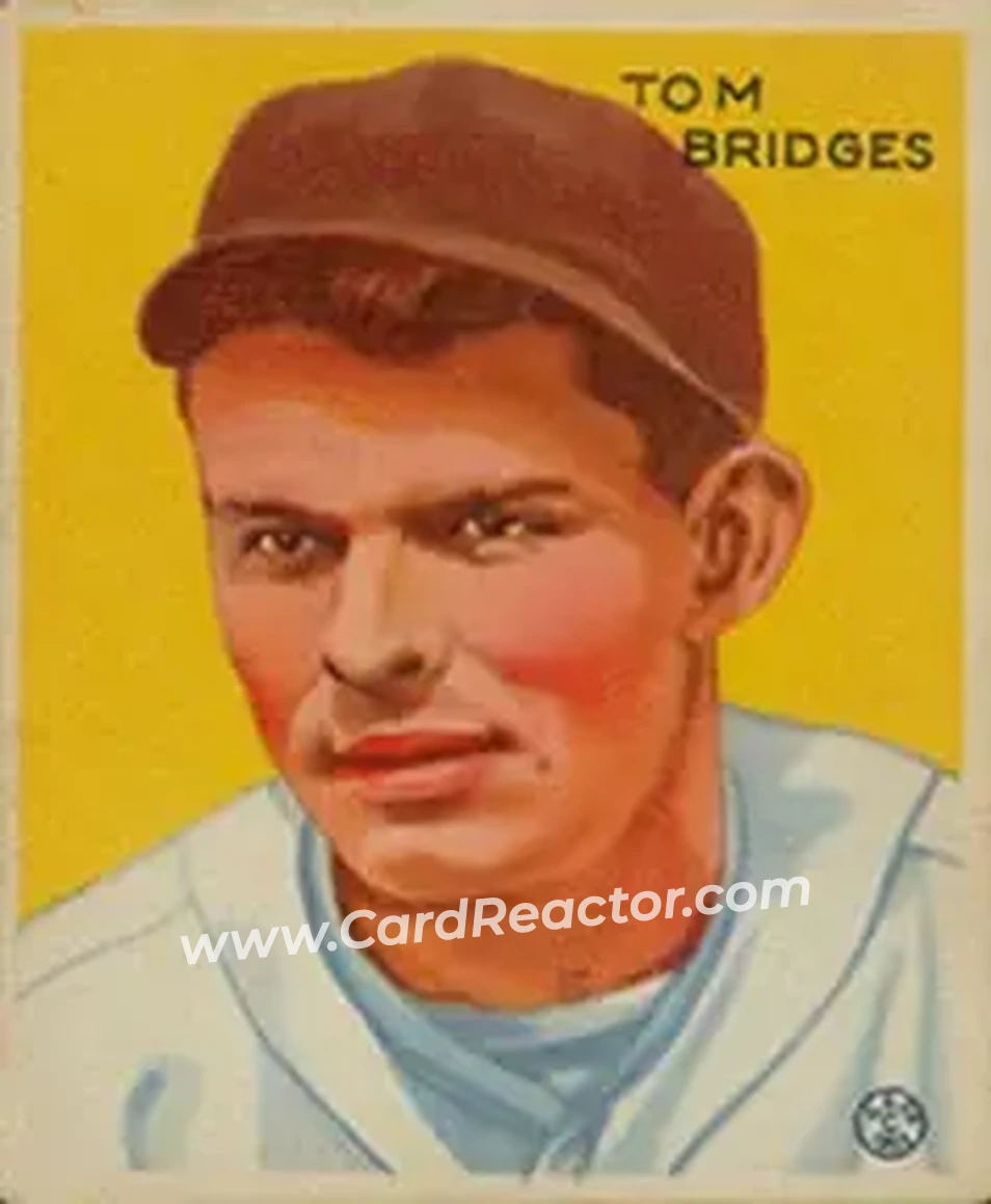 1933 Goudey (R319) #199 Tom Bridges