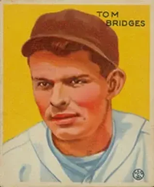 1933 Goudey (R319) #199 Tom Bridges