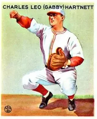 1933 Goudey (R319) #202 Gabby Hartnett