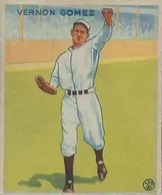 1933 Goudey (R319) #216 Lefty Gomez