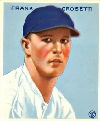 1933 Goudey (R319) #217 Frankie Crosetti
