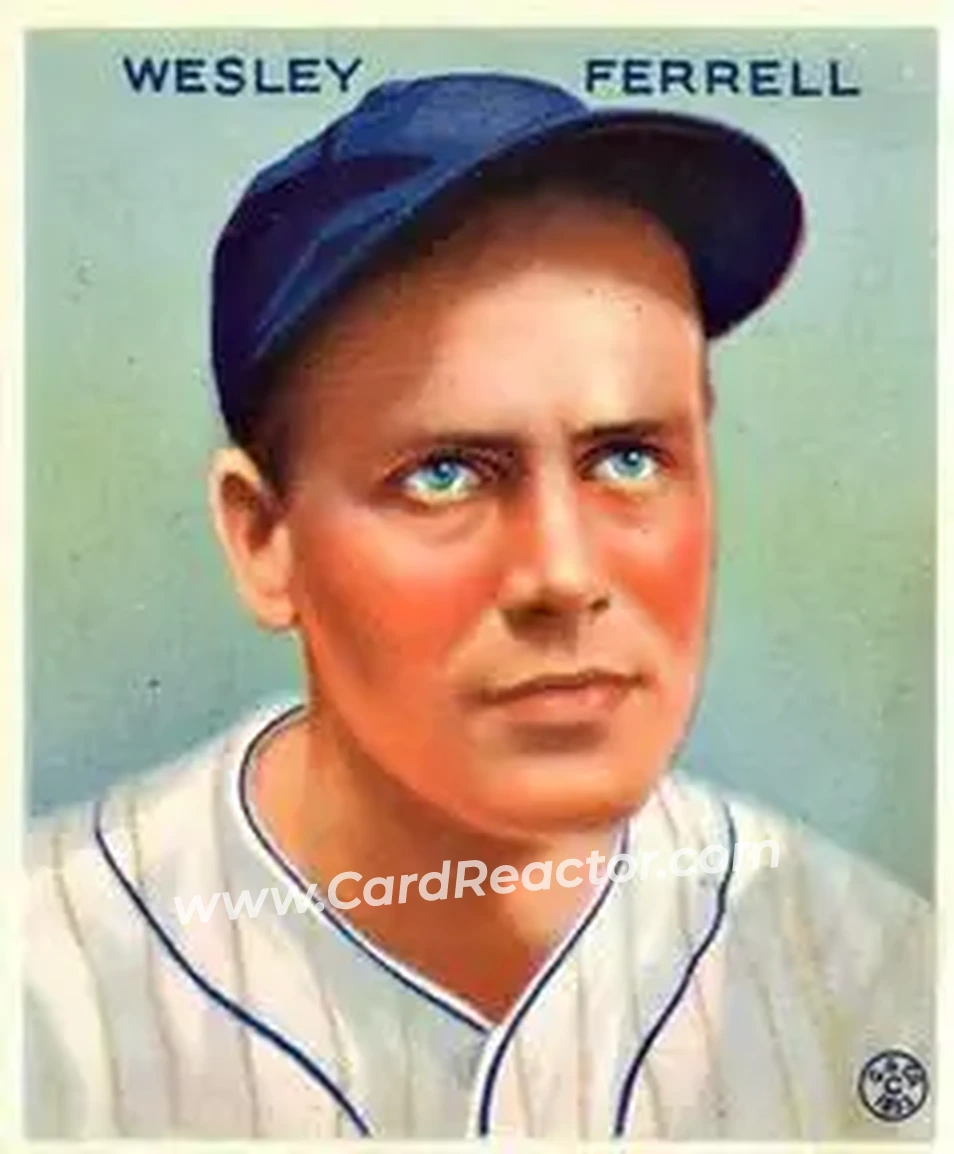 1933 Goudey (R319) #218 Wesley Ferrell
