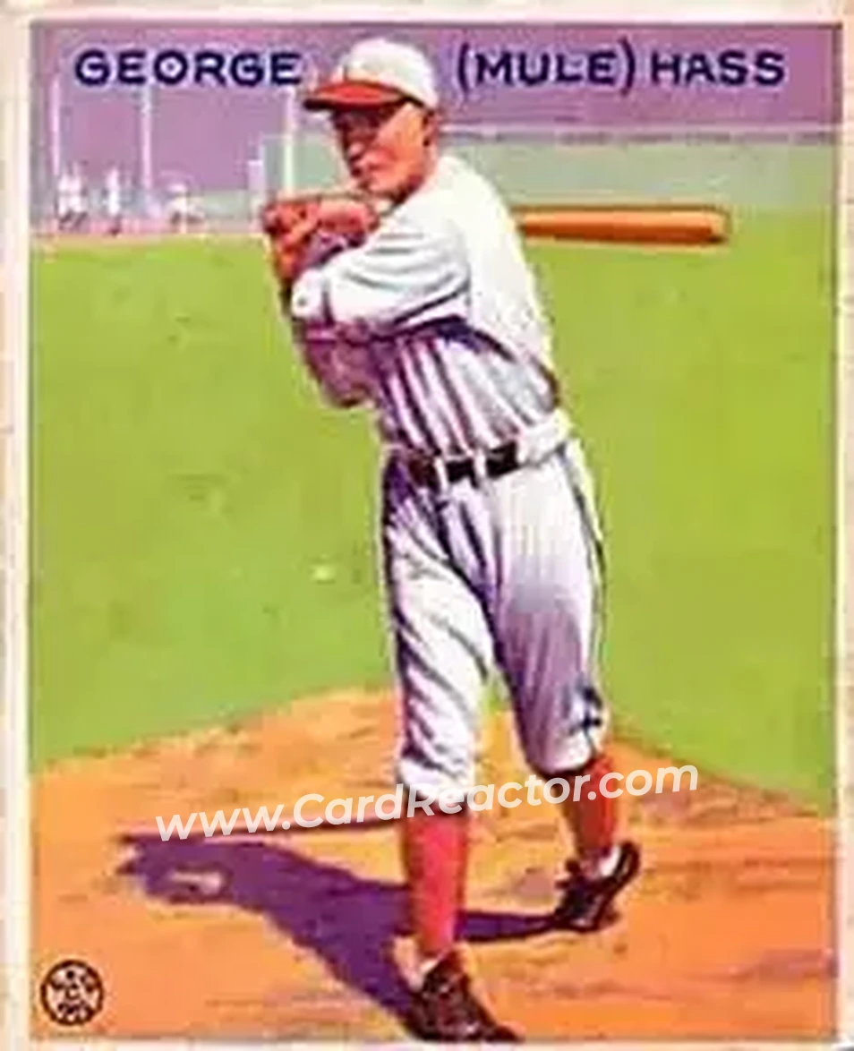 1933 Goudey (R319) #219 George “Mule” Haas