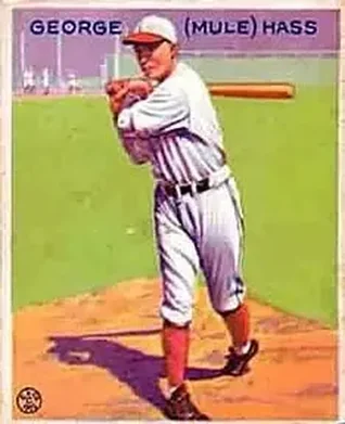 1933 Goudey (R319) #219 George “Mule” Haas