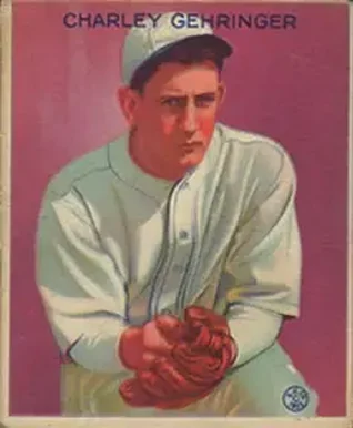 1933 Goudey (R319) #222 Charlie Gehringer
