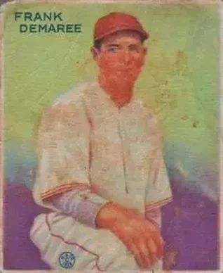 1933 Goudey (R319) #224 Frank Demaree