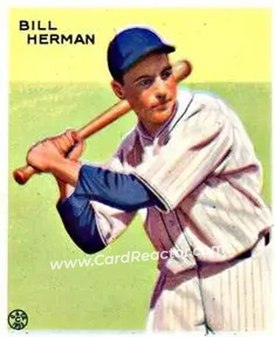 1933 Goudey (R319) #227 Billy Herman