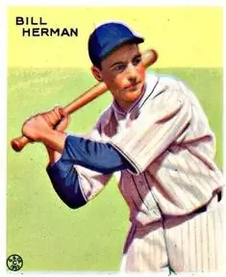 1933 Goudey (R319) #227 Billy Herman