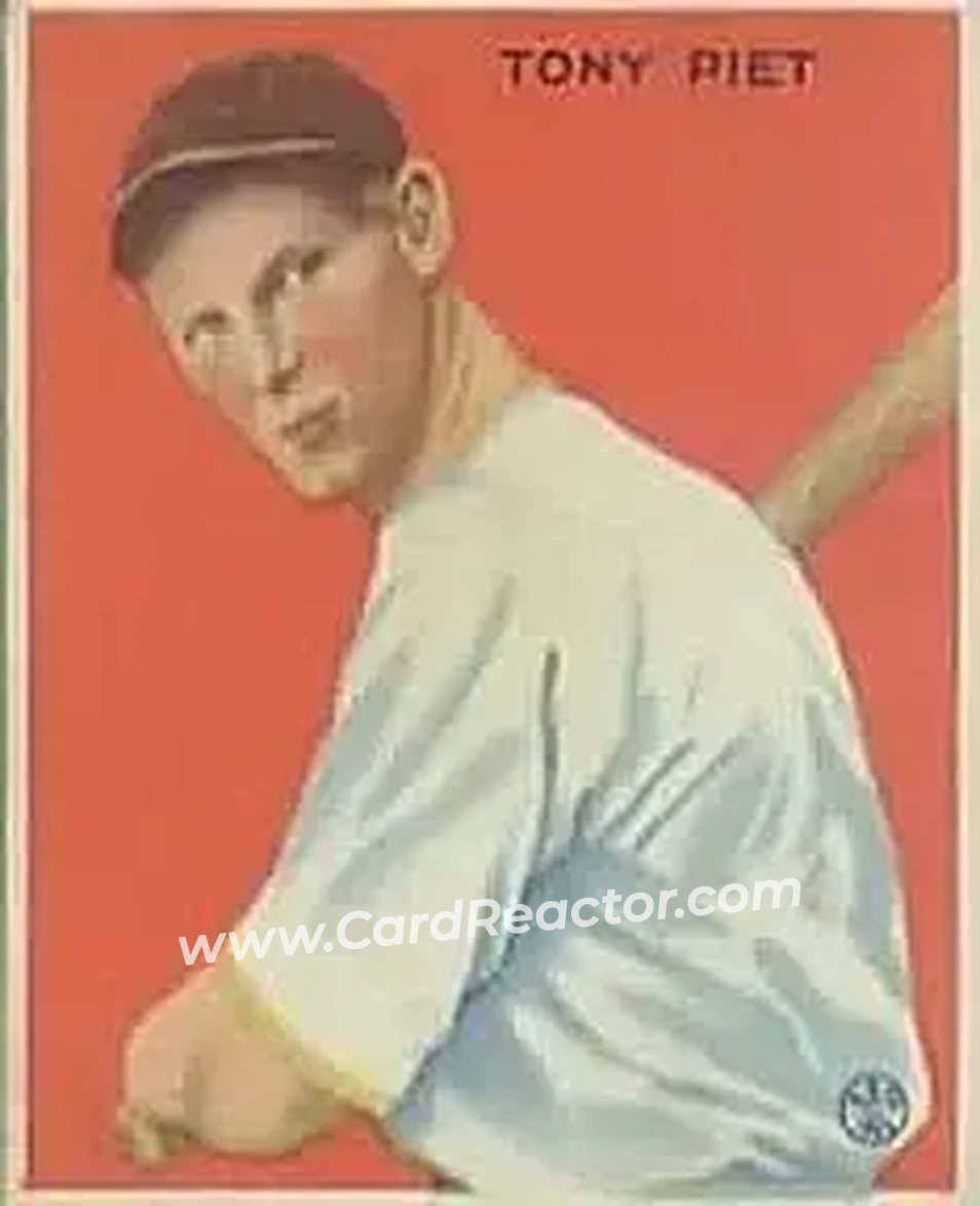 1933 Goudey (R319) #228 Tony Piet