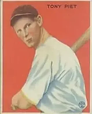 1933 Goudey (R319) #228 Tony Piet