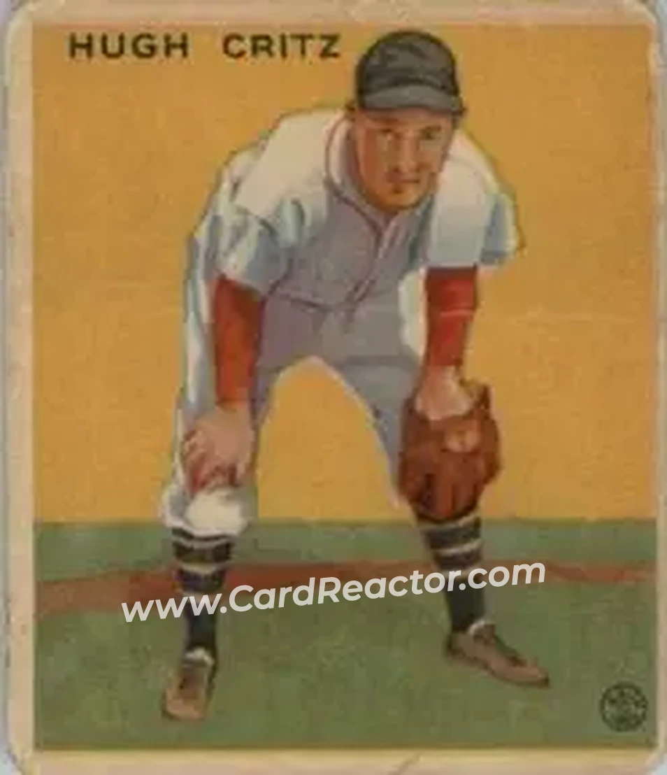 1933 Goudey (R319) #238 Hugh Critz