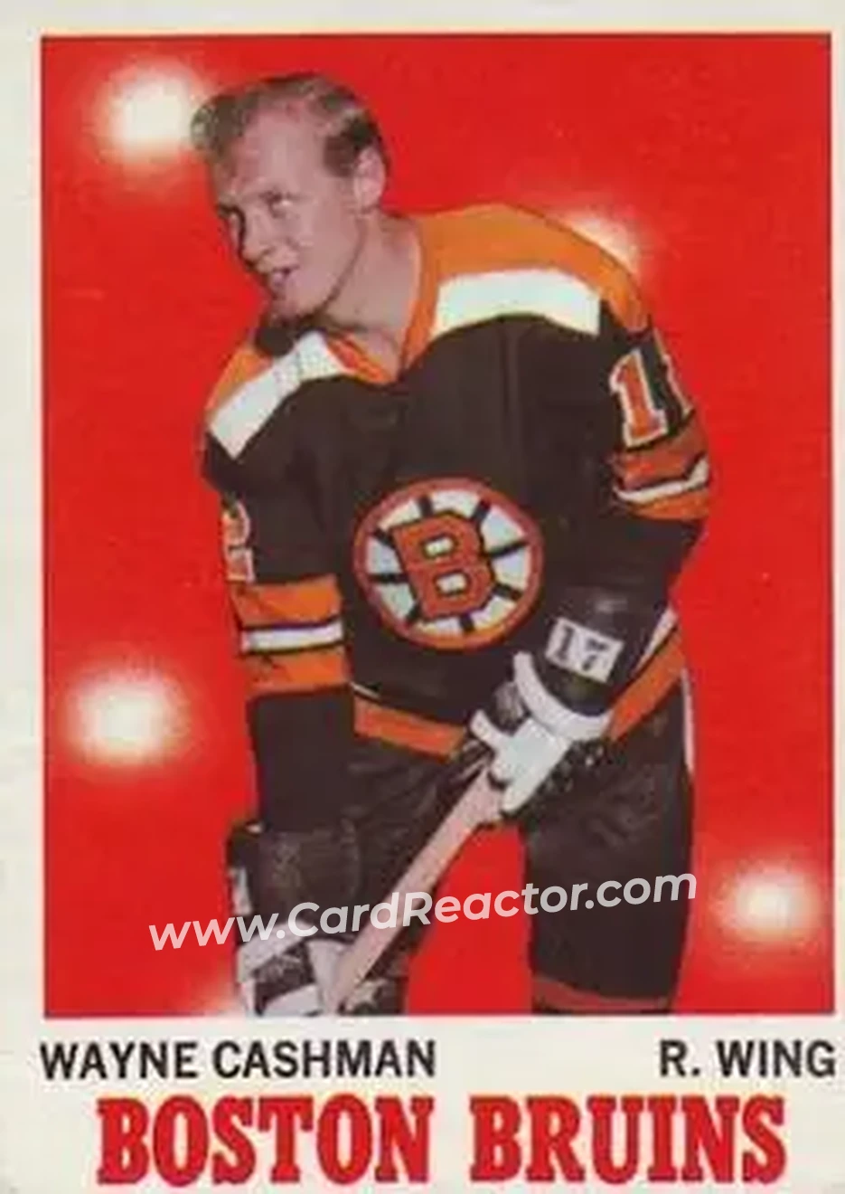1970-71 Topps #7 Wayne Cashman