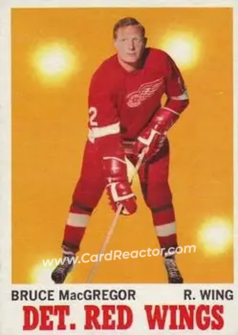 Front of Bruce MacGregor