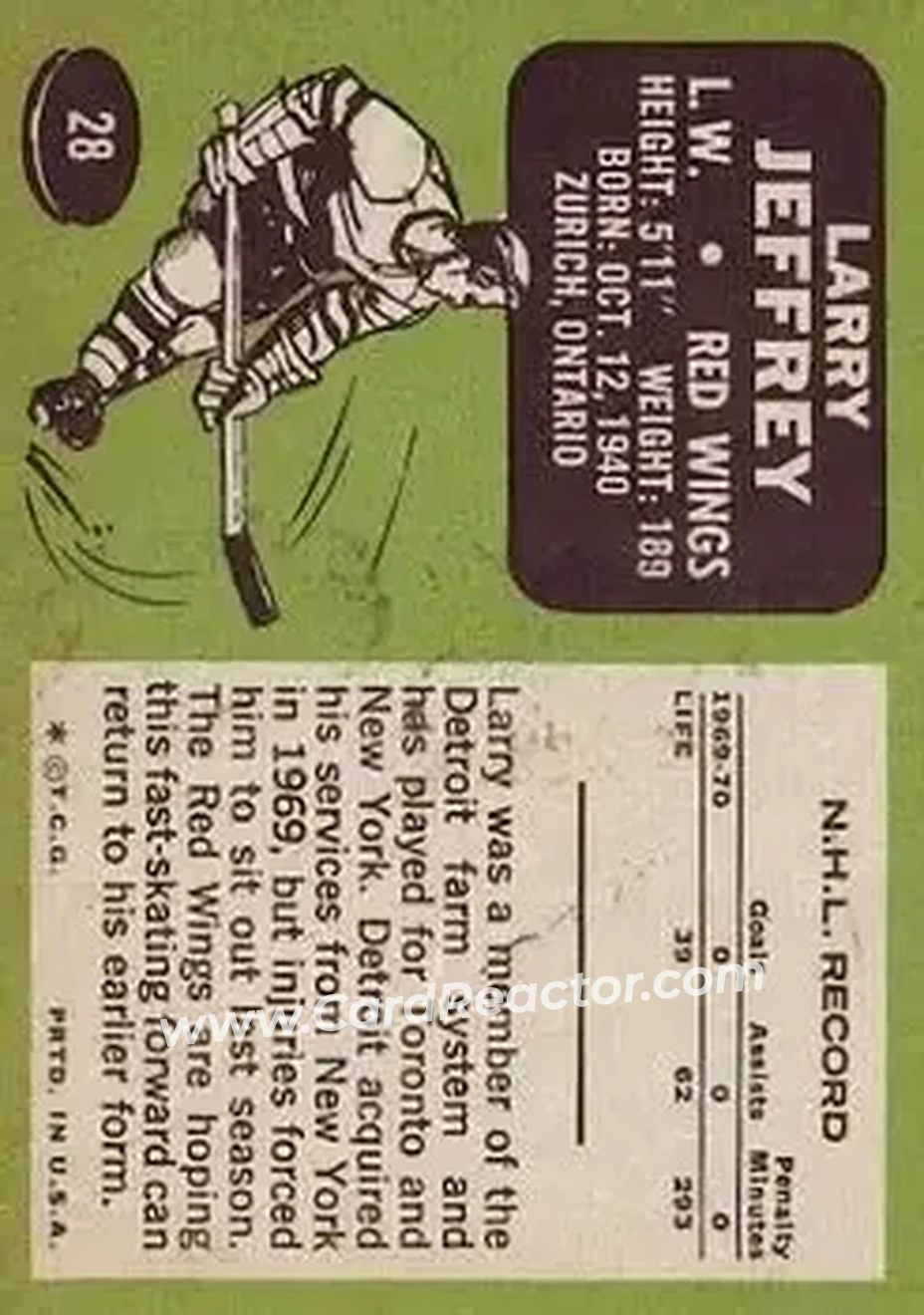 Back of Larry Jeffrey