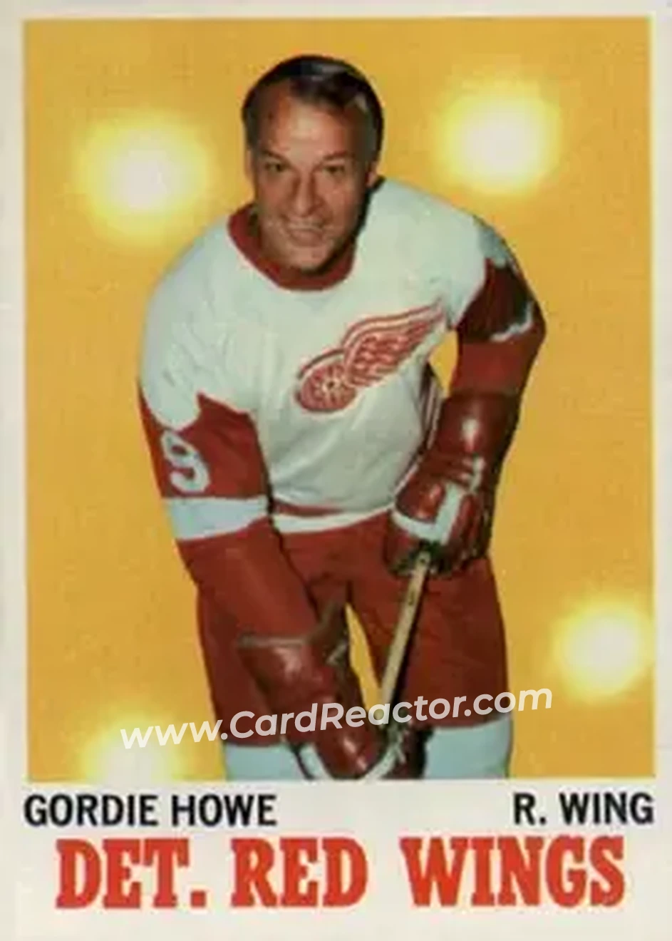 Front of Gordie Howe
