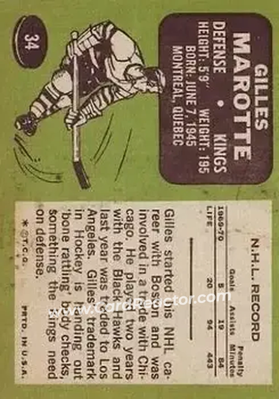 Back of Gilles Marotte