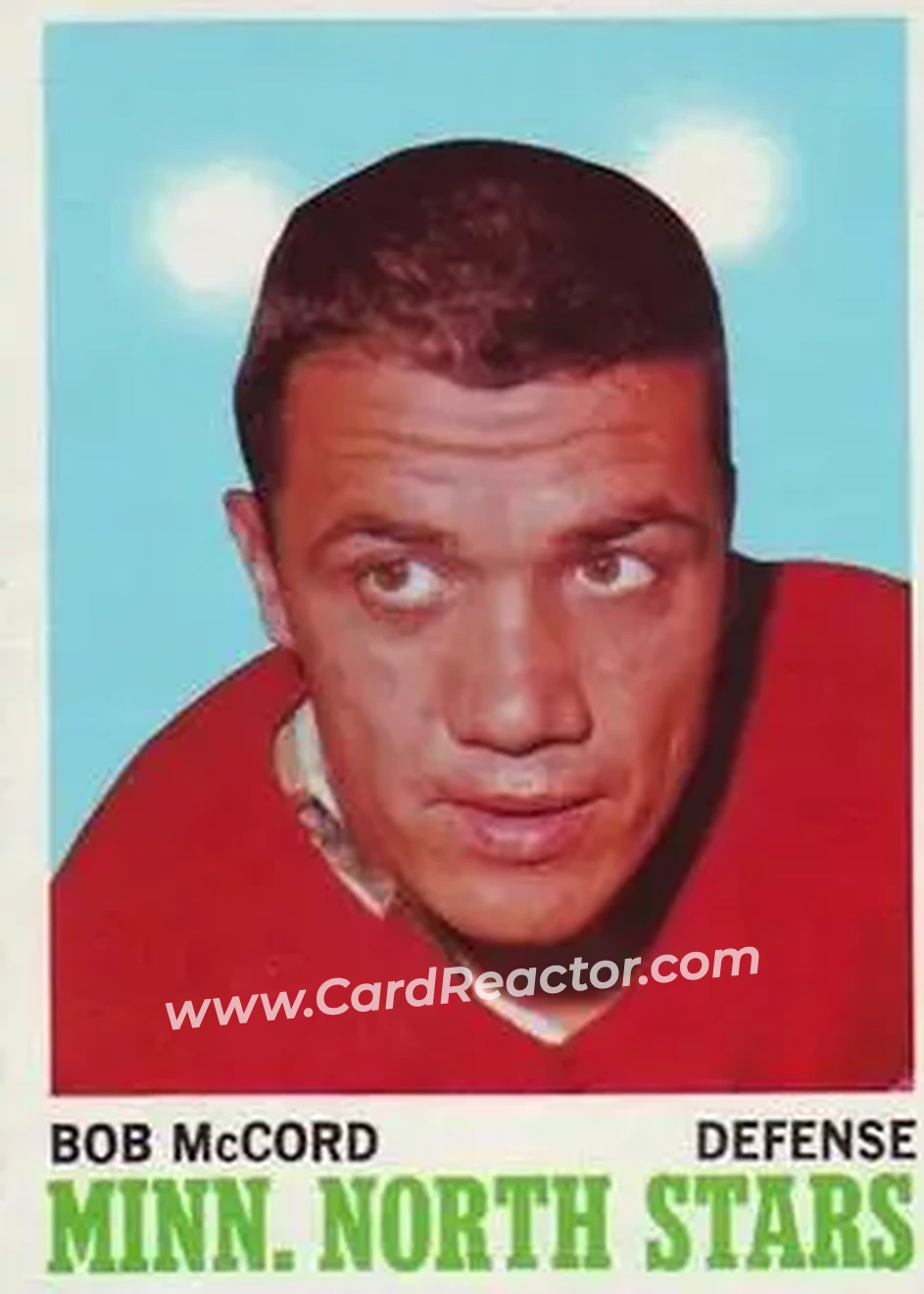 Front of Bob McCord