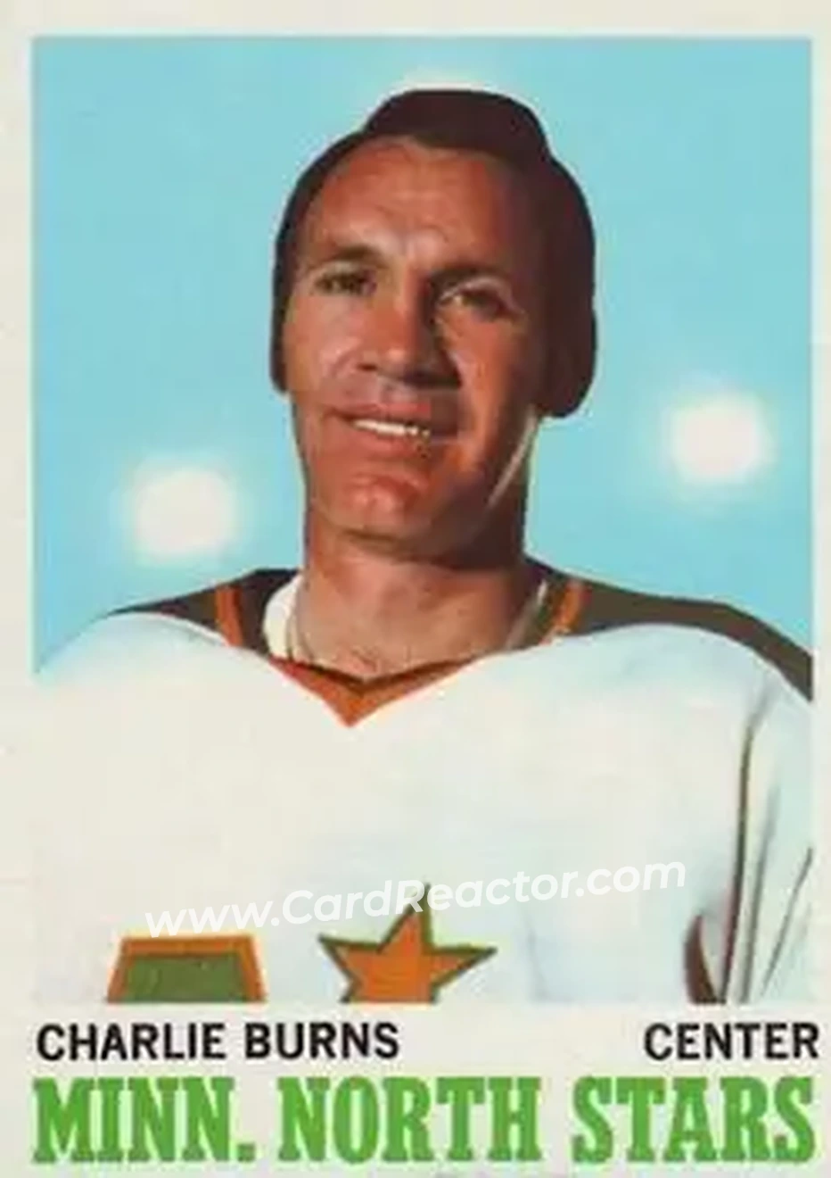 Front of Charlie Burns