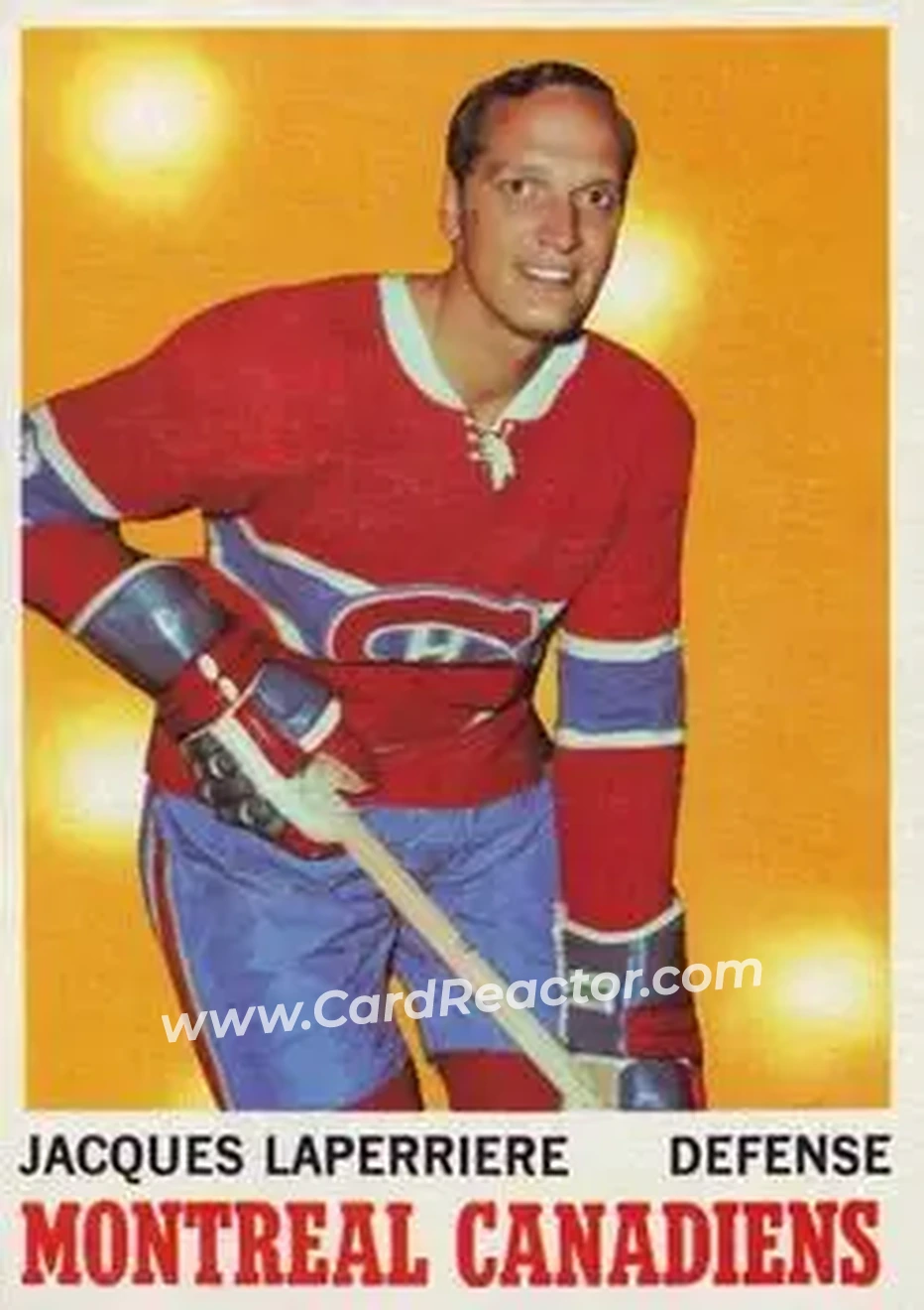 Front of Jacques Laperriere