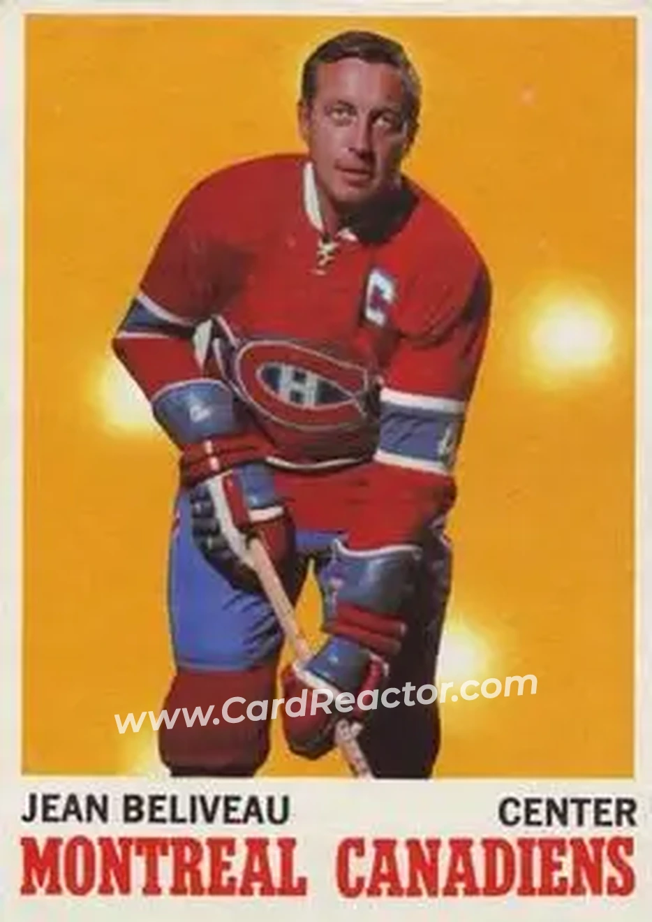 Front of Jean Beliveau