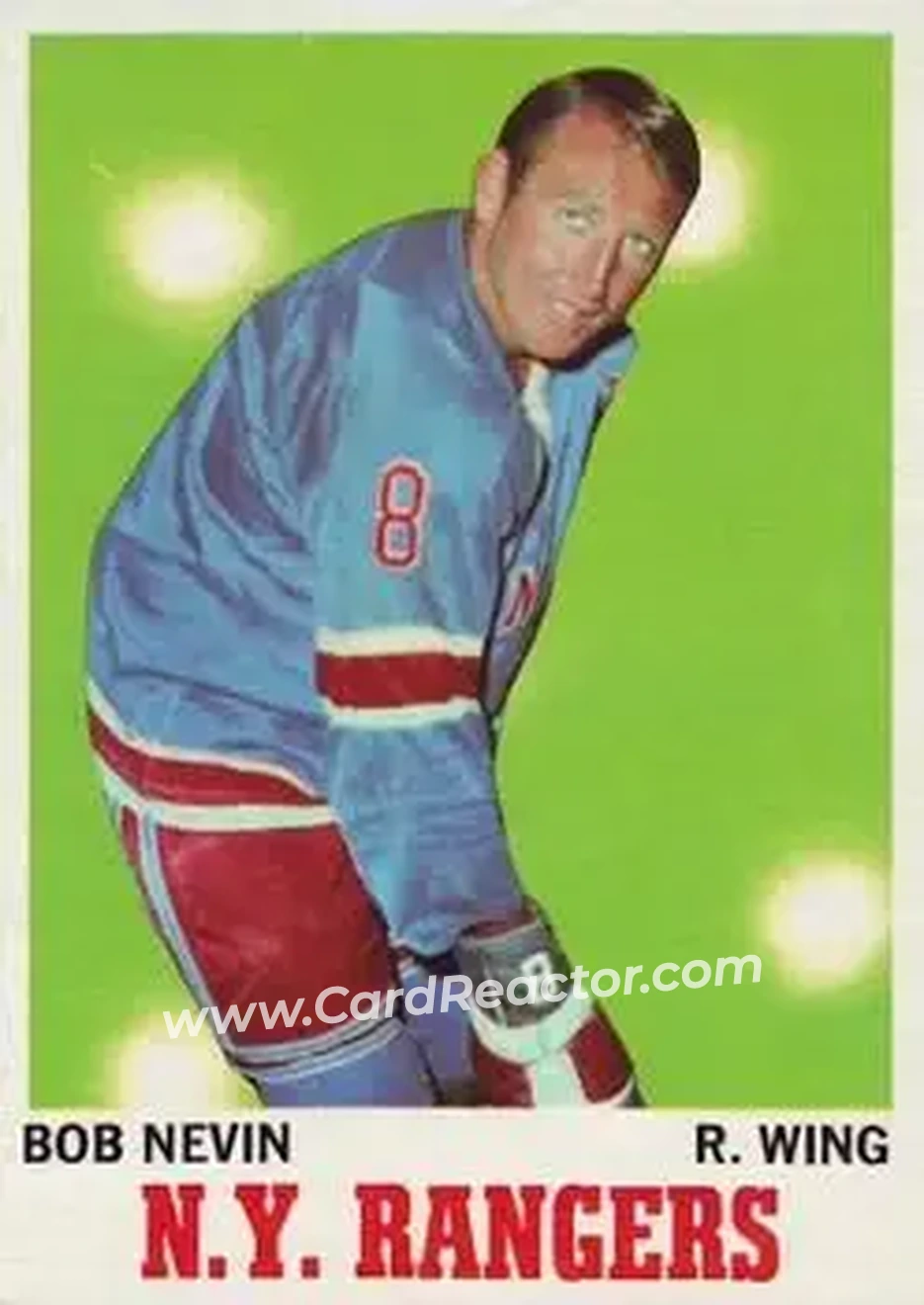 Front of Bob Nevin