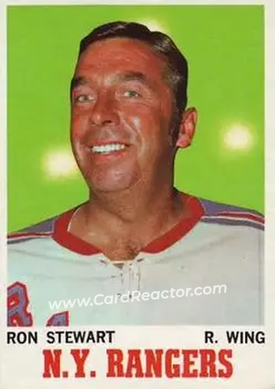 Front of Ron Stewart
