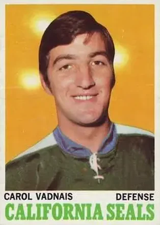 1970-71 Topps #70 Carol Vadnais