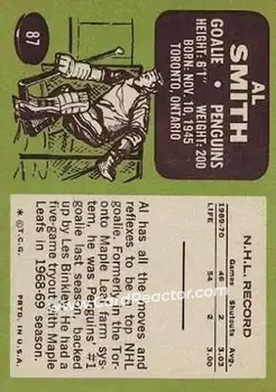 Back of Al Smith