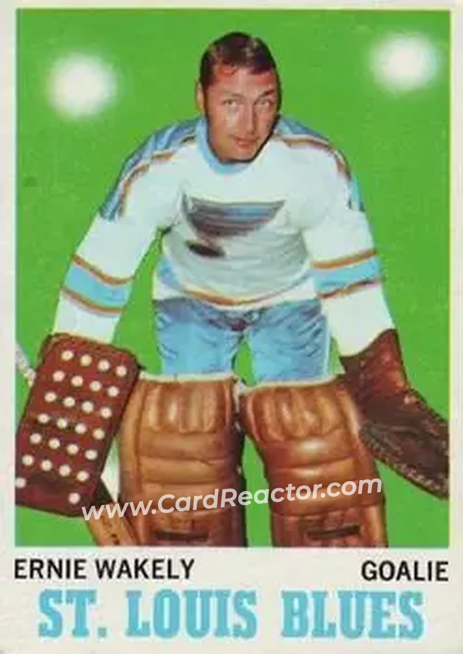 Front of Ernie Wakely